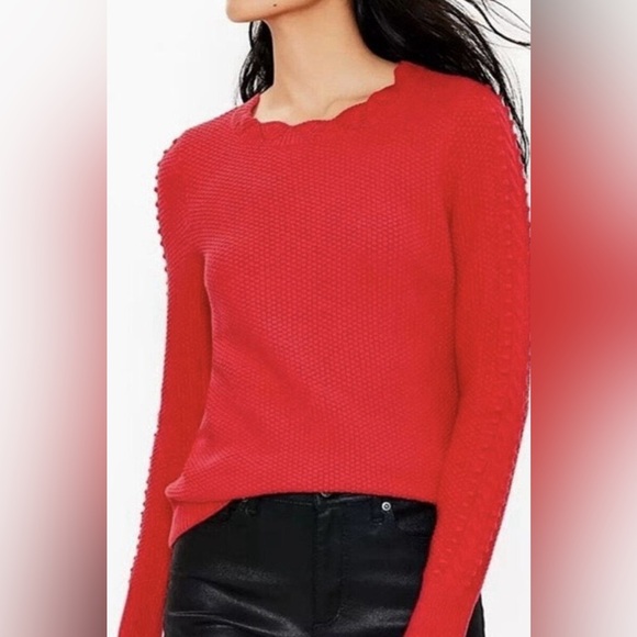 Red Loft Cotton Crochet Tunic Sweater XXL - Picture 1 of 7